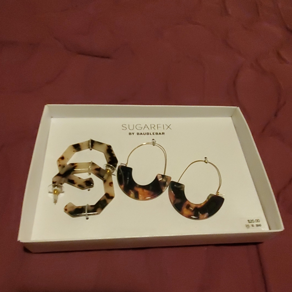 2 pair of Sugarfix earrings